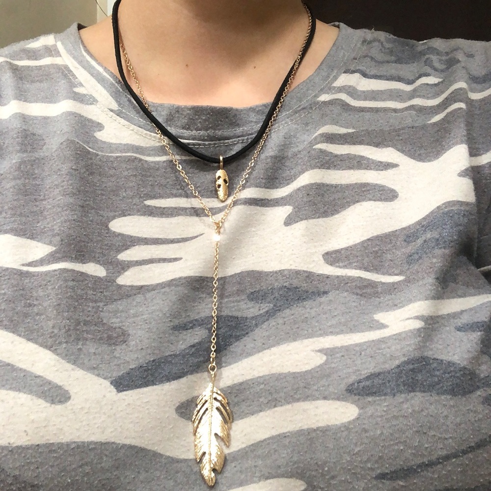 Double layer necklace